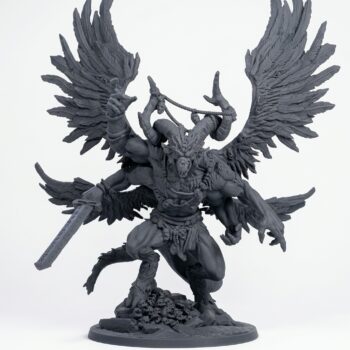Ancient Nephilim - Gray Resin 3D Printed Miniature