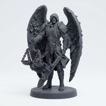 Arbiter of Valkarr - Gray Resin 3D Printed Miniature