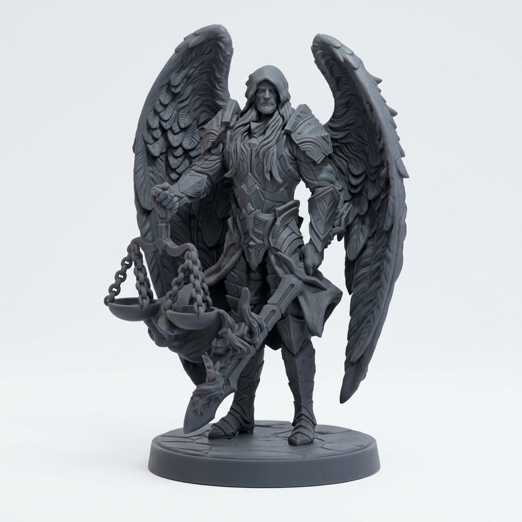 Arbiter of Valkarr - Gray Resin 3D Printed Miniature