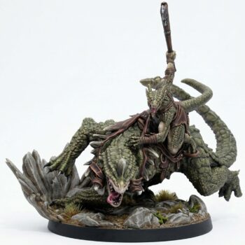 Arekari Spinedrake C - Painted 3D Printed Miniature