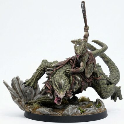 Arekari Spinedrake C - Painted 3D Printed Miniature