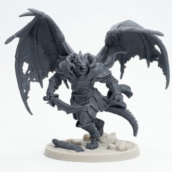 Ascendant Executor - Gray Resin 3D Printed Miniature