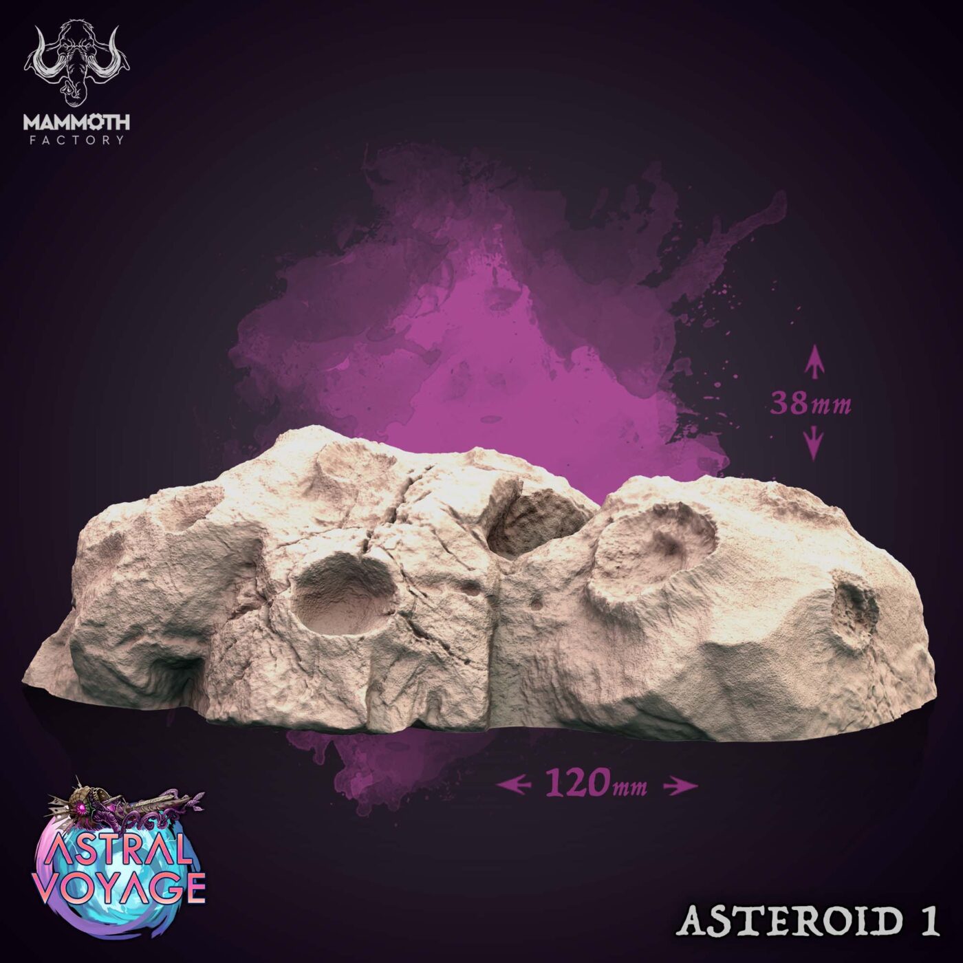Asteroid 1 Miniature - Astral Voyage by Mammoth Factory Miniature