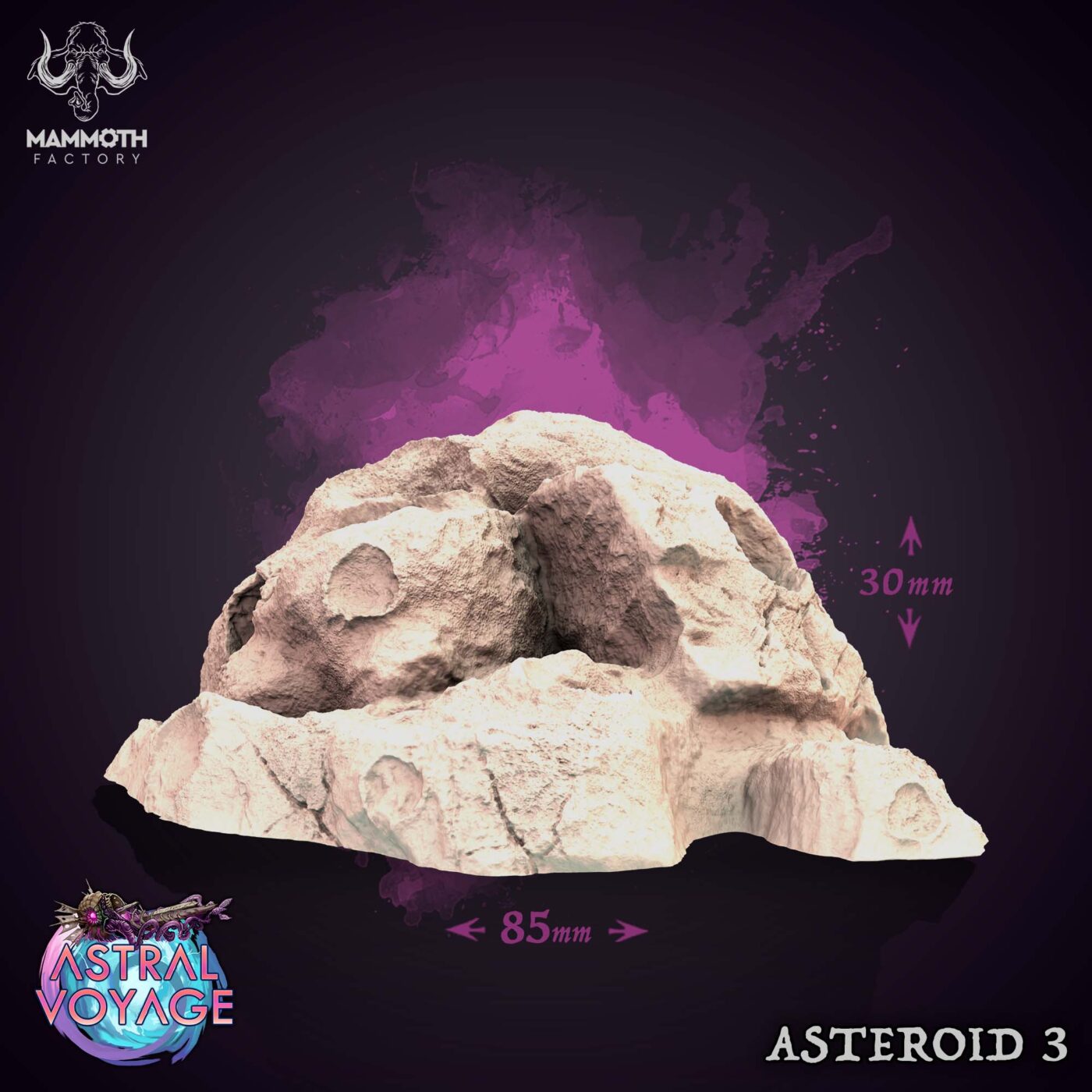 Asteroid 3 Miniature - Astral Voyage by Mammoth Factory Miniature