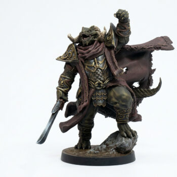 Ataryon Exemplar Paladin - Gray Resin 3D Printed Miniature