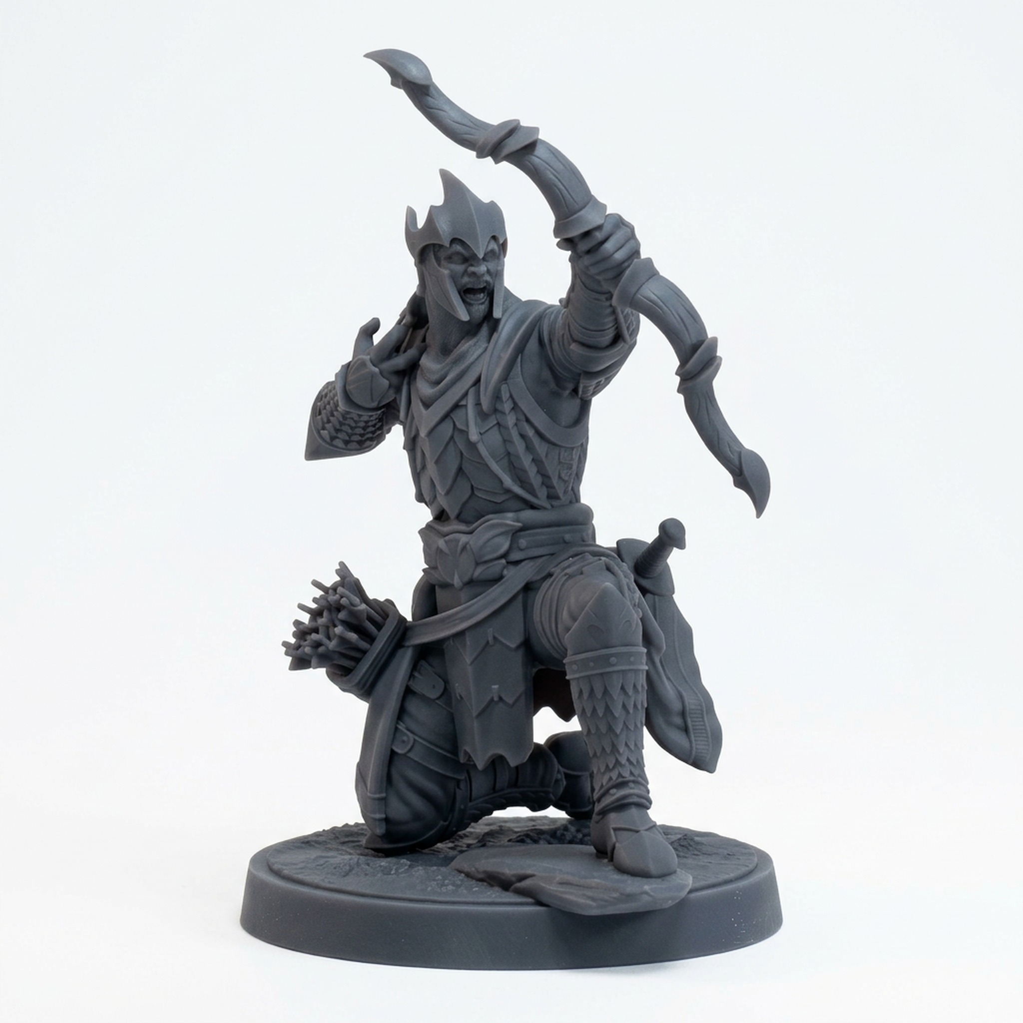 Auxiliar Archer D - Gray Resin 3D Printed Miniature