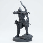 Auxiliar Archer F - Gray Resin 3D Printed Miniature
