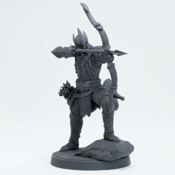 Auxiliar Archer F - Gray Resin 3D Printed Miniature