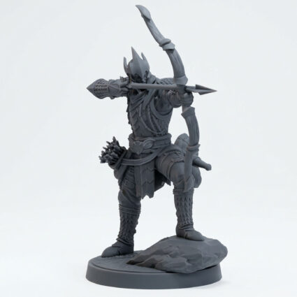 Auxiliar Archer F - Gray Resin 3D Printed Miniature