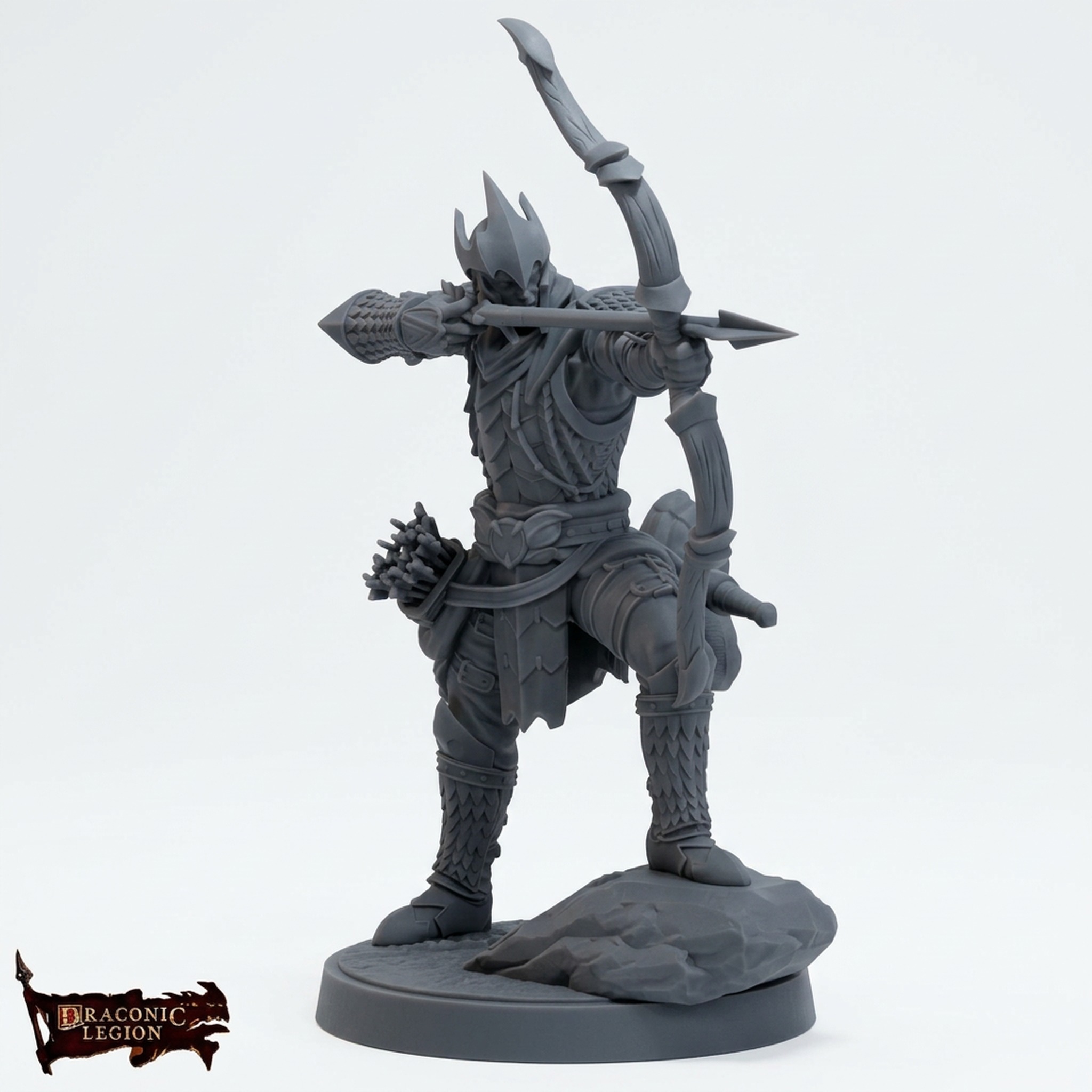 Auxiliar Archer F - Gray Resin 3D Printed Miniature