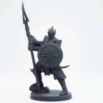 Auxiliar Spearman A - Gray Resin 3D Printed Miniature
