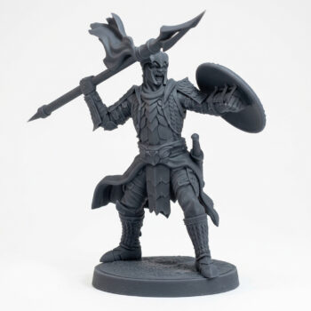 Auxiliar Spearman C - Gray Resin 3D Printed Miniature