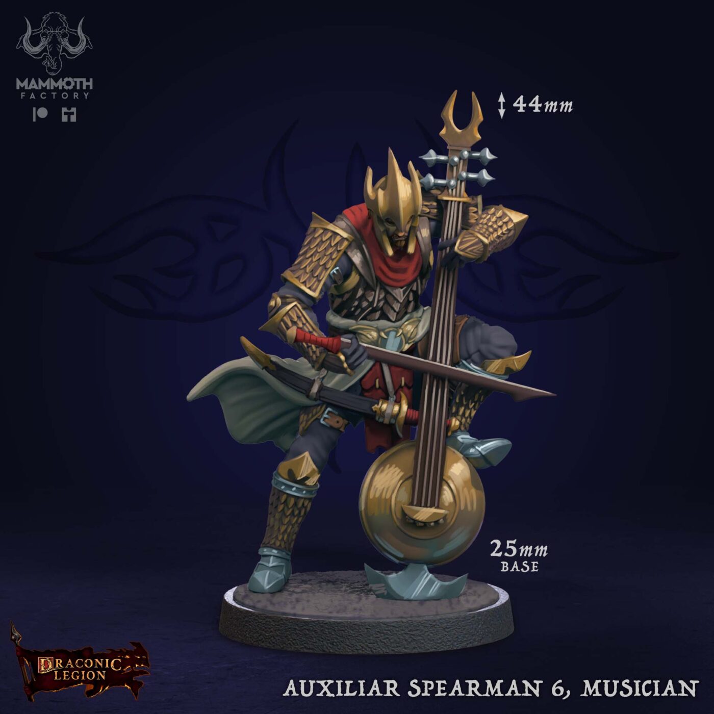 Auxiliar Spearman 6 Musician Miniature