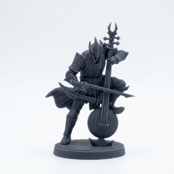 Auxiliar Spearman 6 Musician - Gray Resin 3D Printed Miniature
