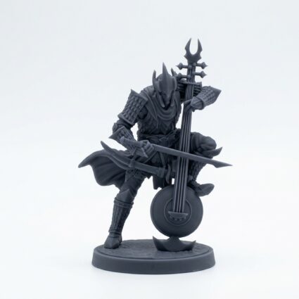 Auxiliar Spearman 6 Musician - Gray Resin 3D Printed Miniature