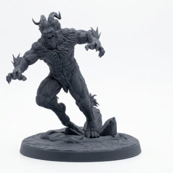 Bacharrid - Gray Resin 3D Printed Miniature