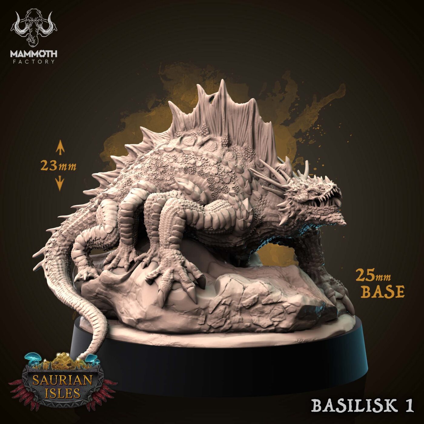 Basilisk 1 - Saurian Isles by Mammoth Factory Miniature