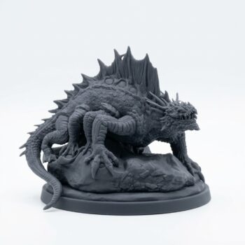 Basilisk 1 - Saurian Isles by Mammoth Factory - Gray Resin 3D Printed Miniature