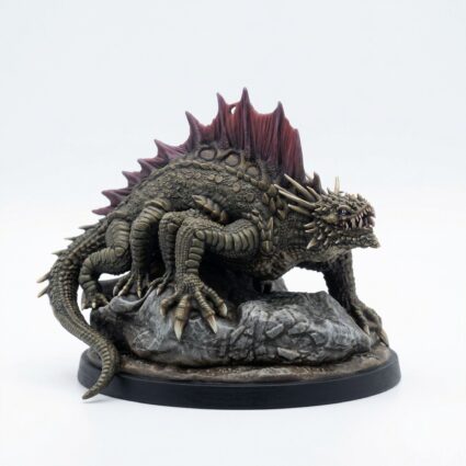 Basilisk 1 - Saurian Isles by Mammoth Factory - Painted 3D Printed Miniature