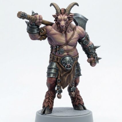 Beastkin Brute A - Painted 3D Printed Miniature