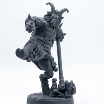 Beastkin Brute E - Gray Resin 3D Printed Miniature