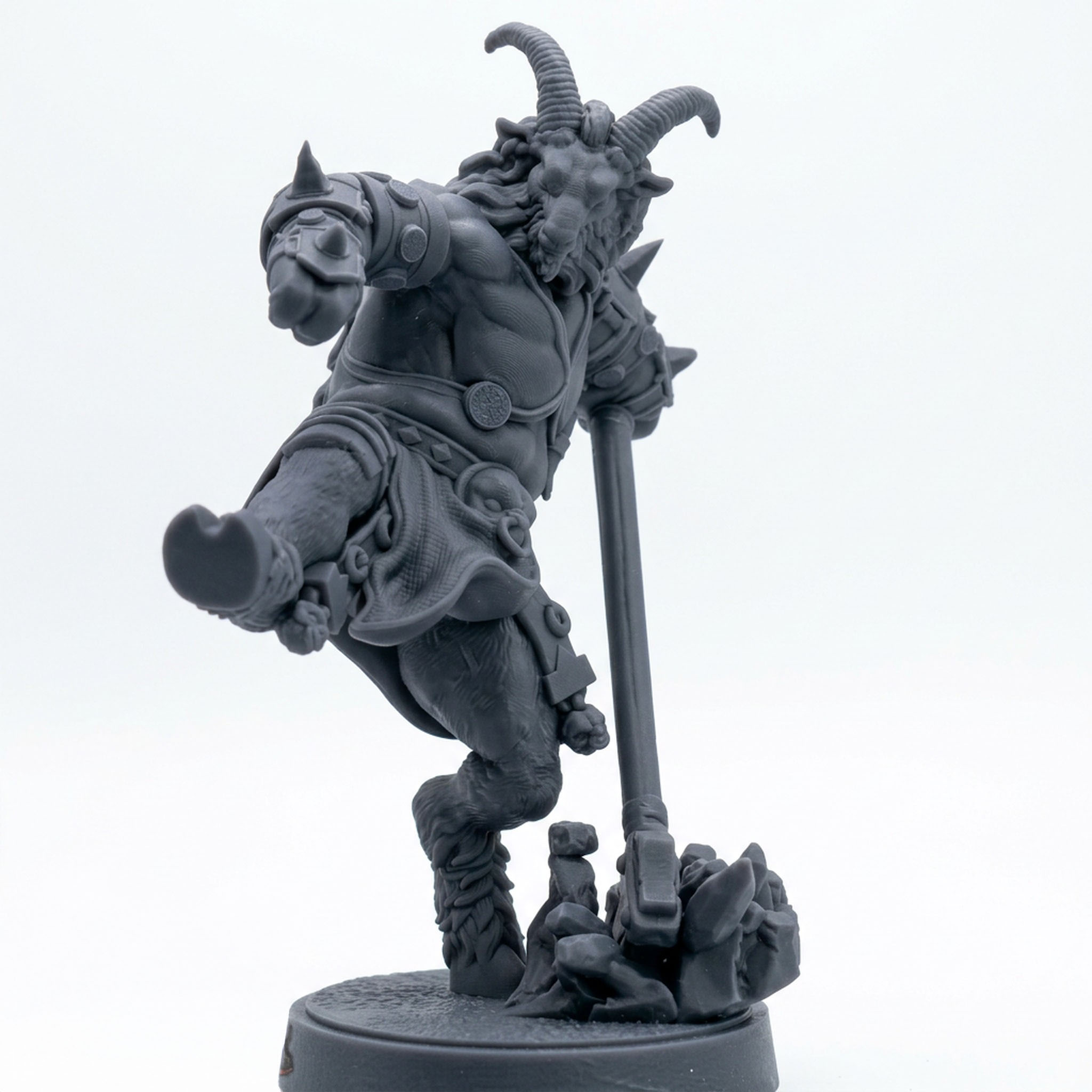 Beastkin Brute E - Gray Resin 3D Printed Miniature