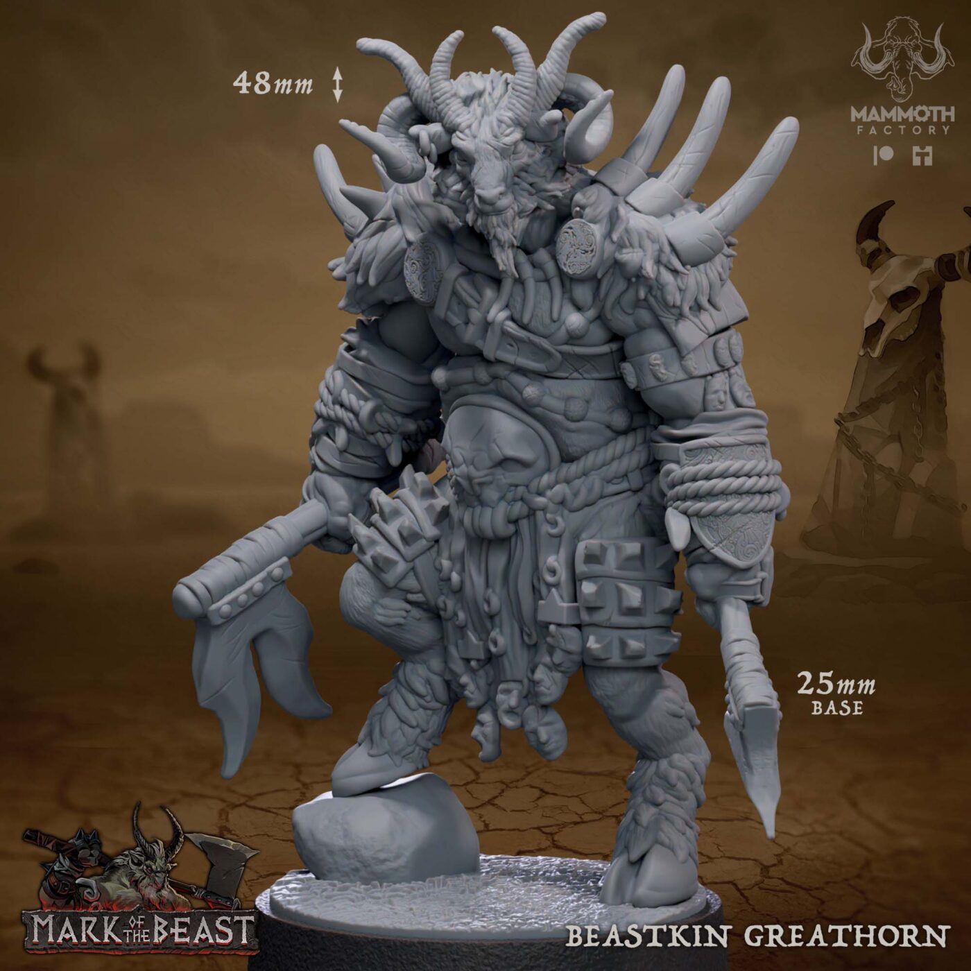 Beastkin Greathorn Miniature