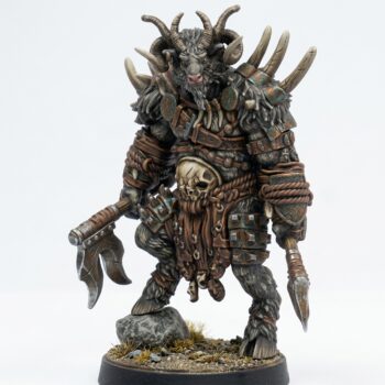 Beastkin Greathorn - Painted 3D Printed Miniature