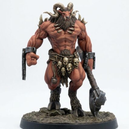 Beastkin Juggernaut A - Painted 3D Printed Miniature