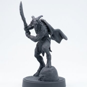 Beastkin Witherling D - Gray Resin 3D Printed Miniature