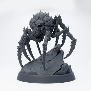Bloomcrawler A - Gray Resin 3D Printed Miniature
