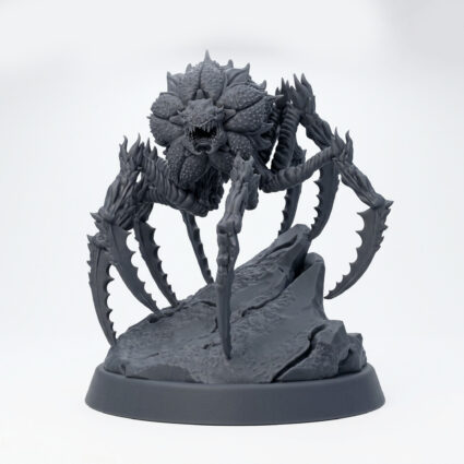 Bloomcrawler A - Gray Resin 3D Printed Miniature
