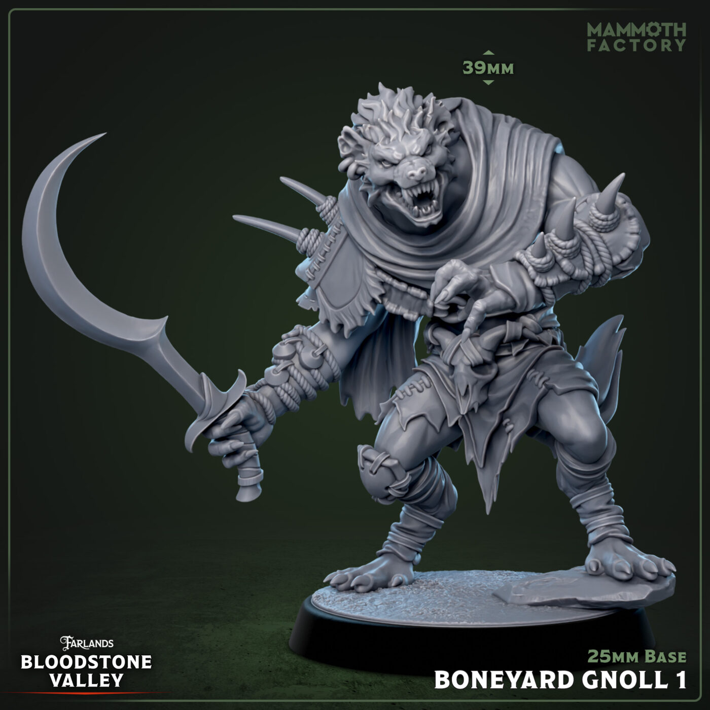 Boneyard Gnoll A Miniature
