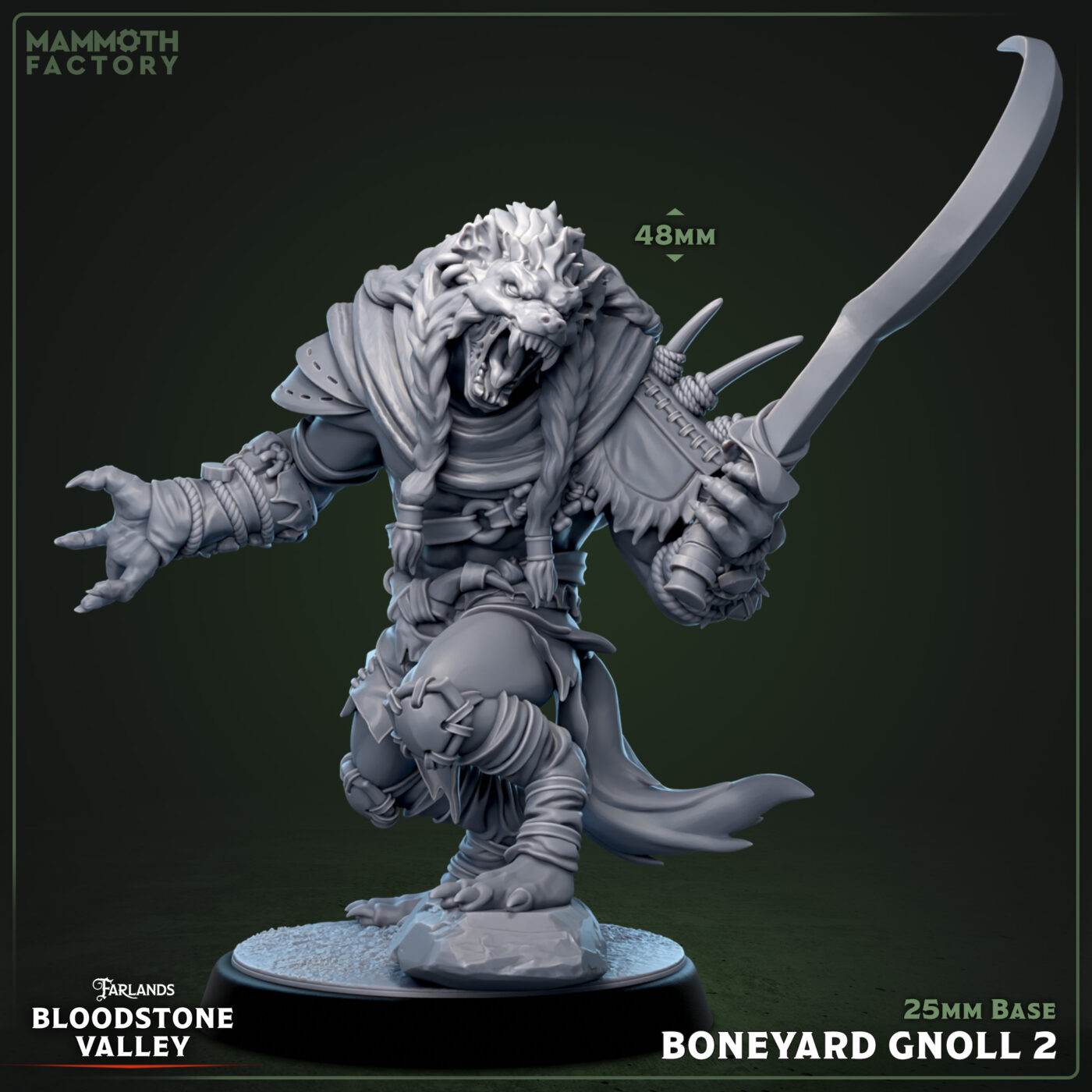 Boneyard Gnoll B Miniature