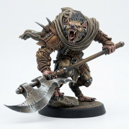 Boneyard Gnoll D - Painted 3D Printed Miniature
