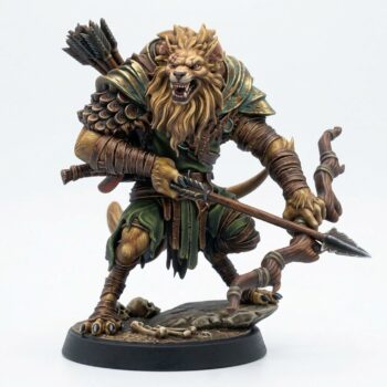 Boneyard Gnoll Packmaster - Painted 3D Printed Miniature