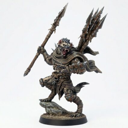 Boneyard Gnoll Stalker - Painted 3D Printed Miniature