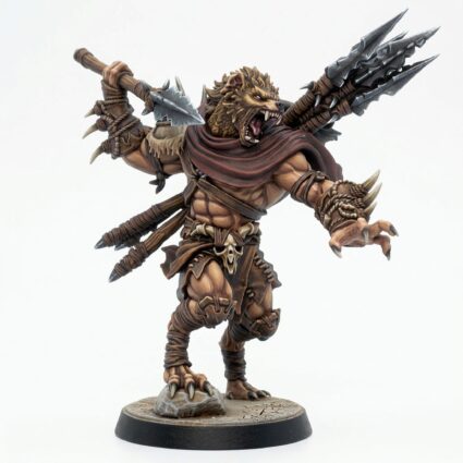 Boneyard Gnoll Stalker C - Painted 3D Printed Miniature