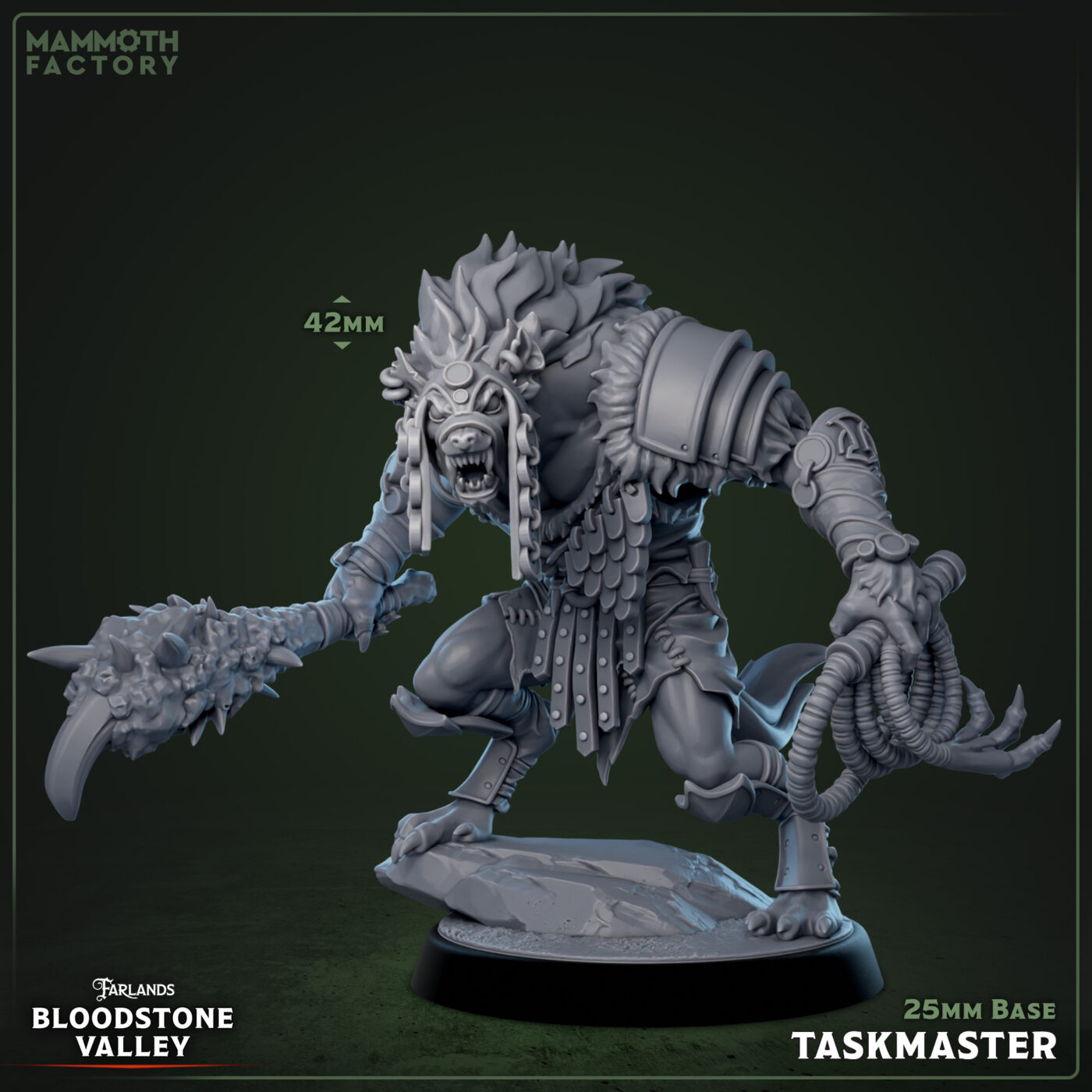 Boneyard Gnoll Taskmaster Miniature