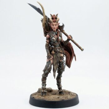 Briallyn Gold Leaf - Wild Hunt - Mammoth Factory - Painted 3D Printed Miniature