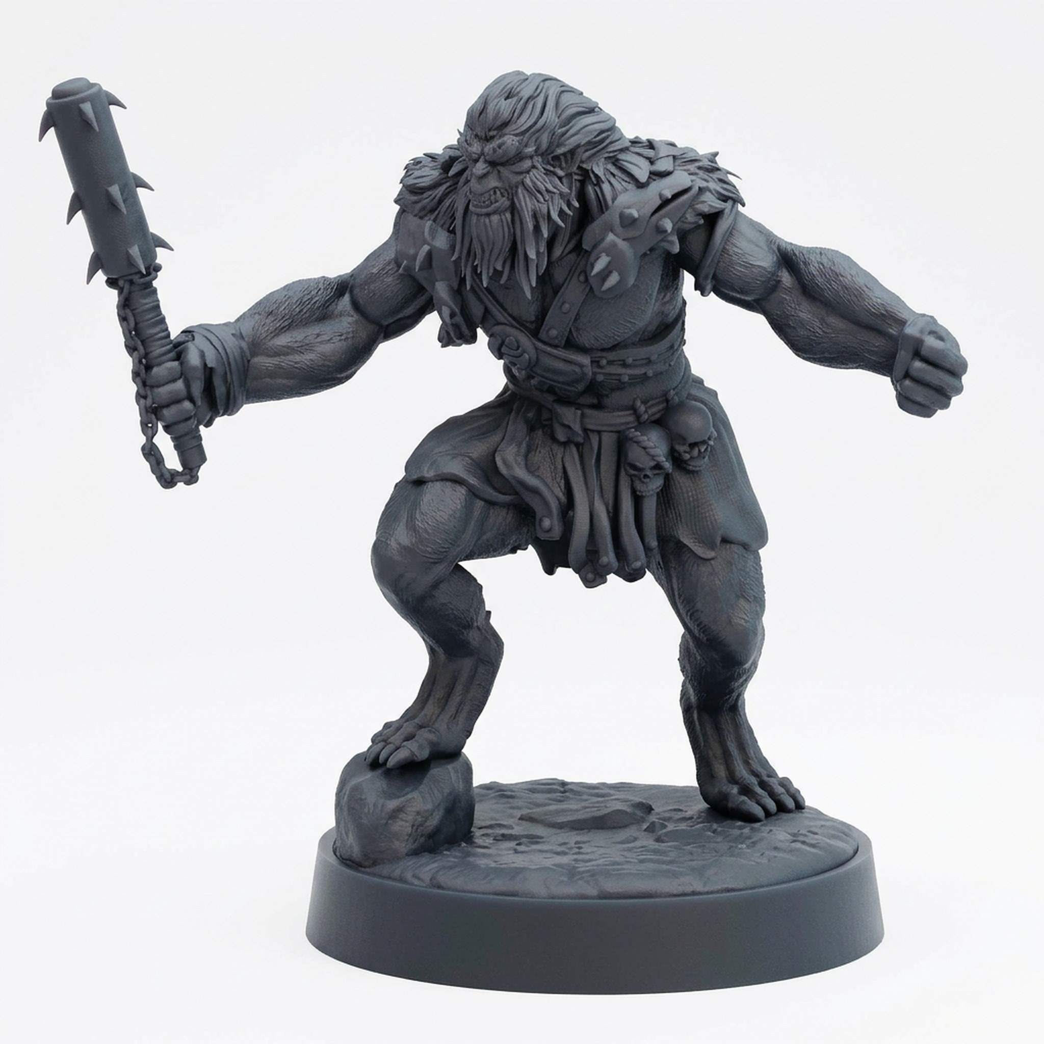 Bugbear A - Gray Resin 3D Printed Miniature