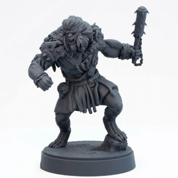 Bugbear B - Gray Resin 3D Printed Miniature