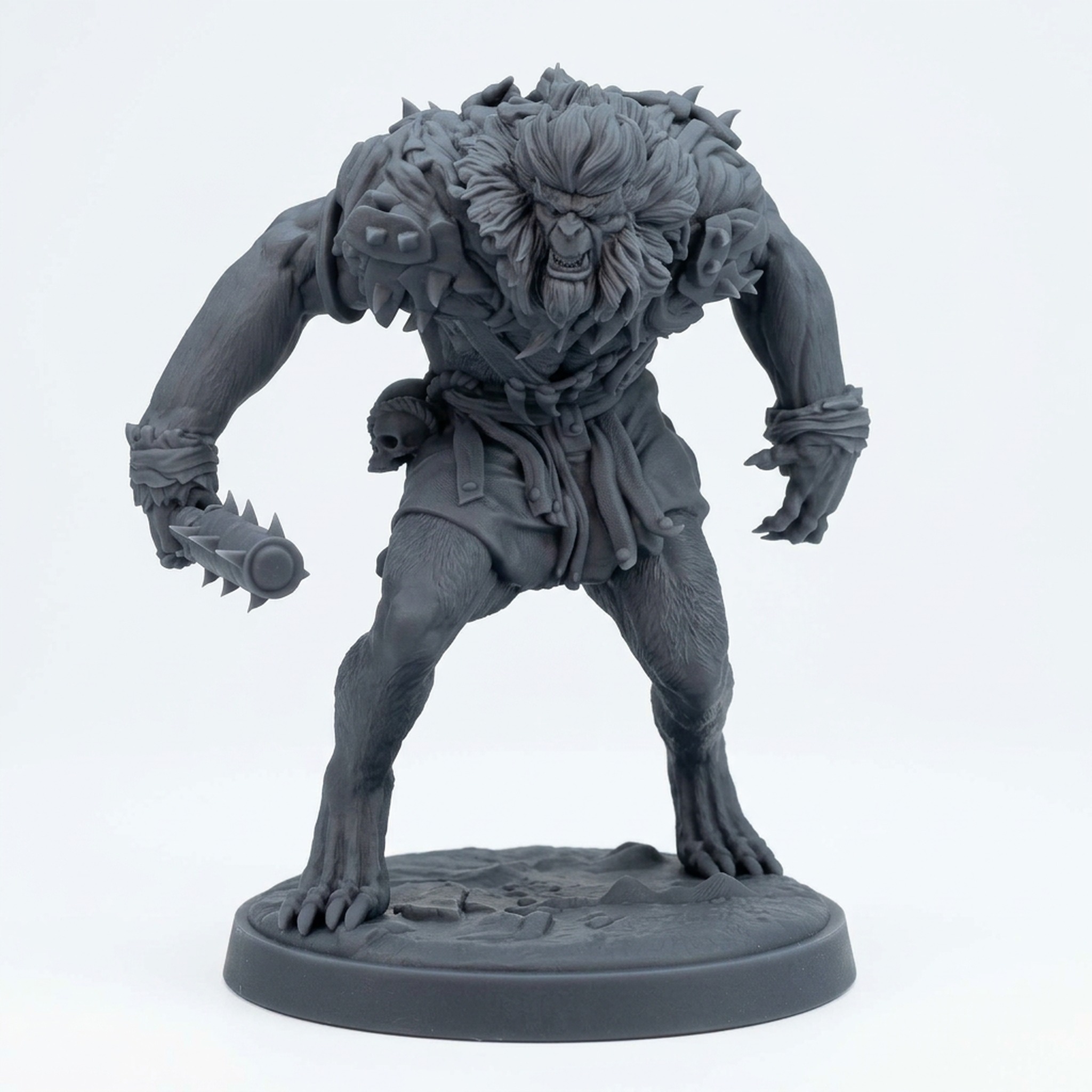 Bugbear C - Gray Resin 3D Printed Miniature