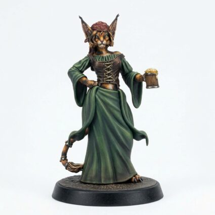 Burrowtown Folk B - Painted 3D Printed Miniature