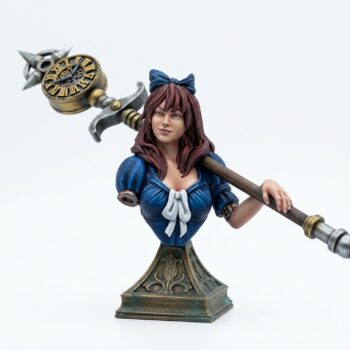 Bust Alicia Wonder - Painted 3D Printed Miniature
