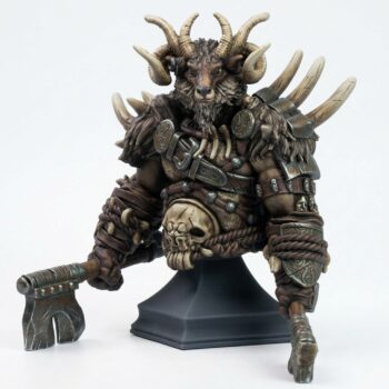 Beastkin Greathorn - Painted 3D Printed Miniature