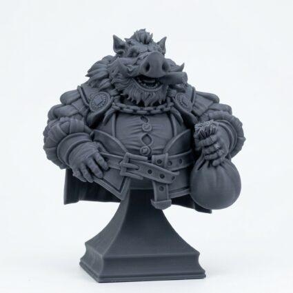 Big Hakuna - Gray Resin 3D Printed Miniature