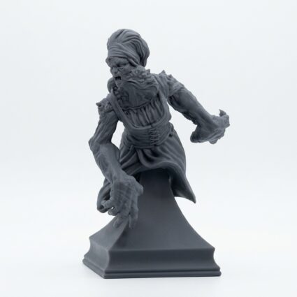 Fell Wanderer 5 Bust - Gray Resin 3D Printed Miniature