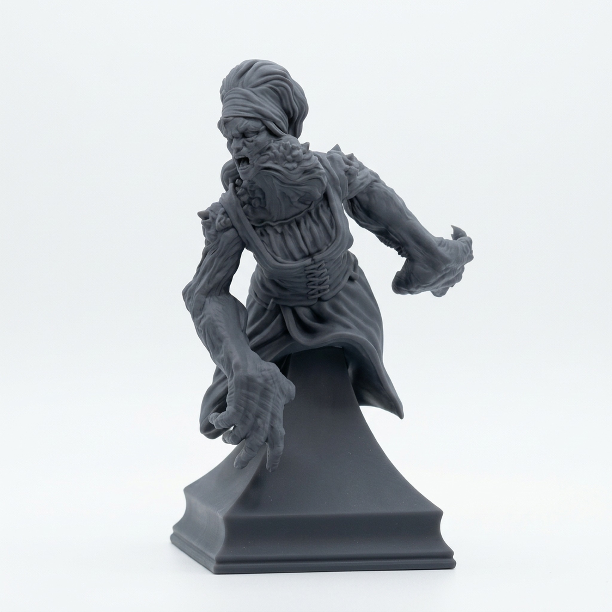 Fell Wanderer 5 Bust - Gray Resin 3D Printed Miniature