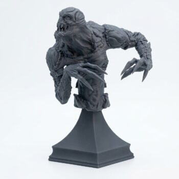 Ferrovex Drone Bust - Gray Resin 3D Printed Miniature